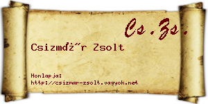Csizmár Zsolt névjegykártya